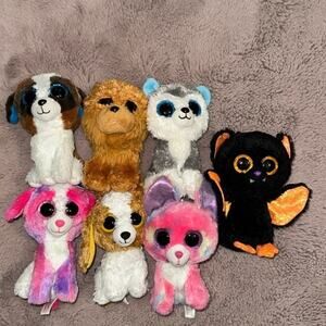 Seven Beanie Boos, Six Dogs and a Bat